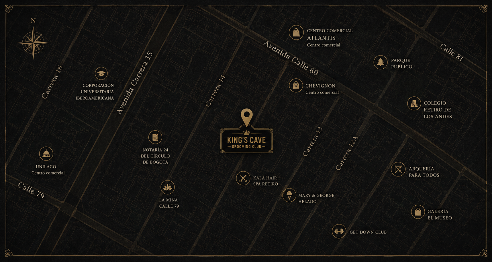 Mapa King’s Cave